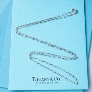 Authentic Tiffany & Co. 30” Oval Link Chain